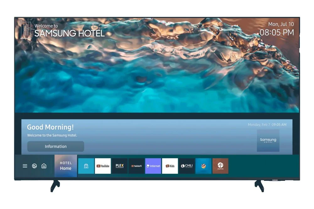 Samsung Hotel TV HG50BU800EU | 50" Ultra HD 4K | LED Smart-TV | WLAN | HDR10+ | 60 Hz
