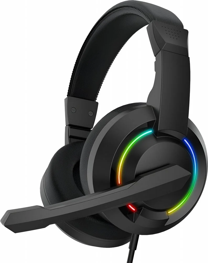 Baracuda HYDRA RGB Rainbow | Gaming-Headset 3,5 mm & USB | Schwarz