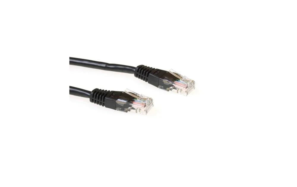 ACT UTP Cat. 5E Patchkabel | 0,5 m | RJ45 | Schwarz