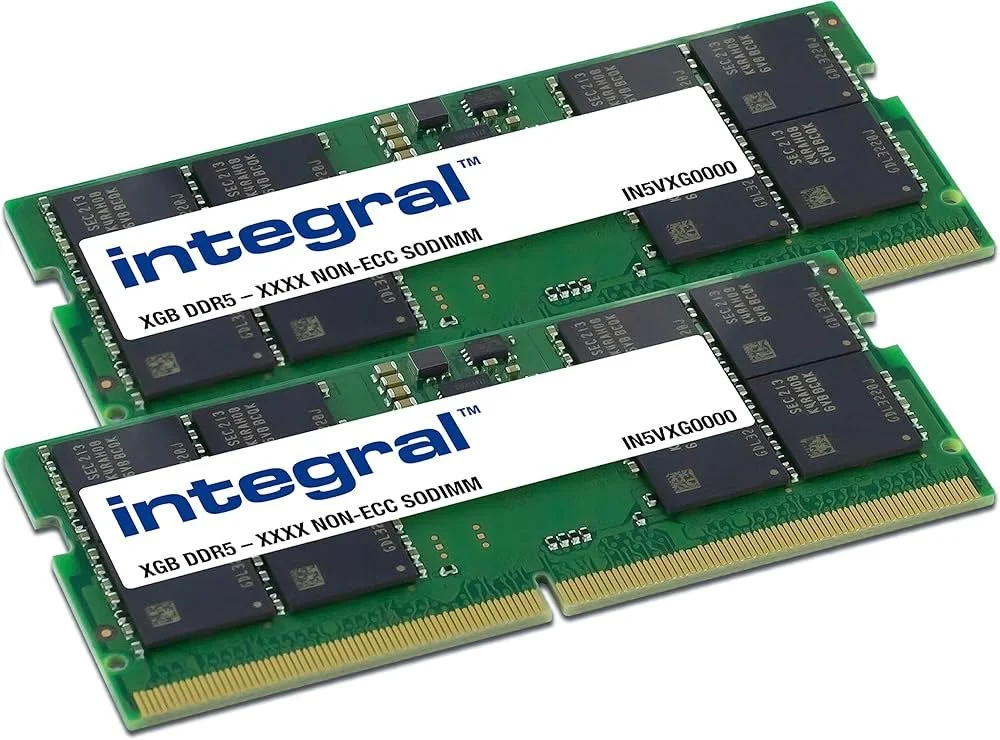 Integrierter Arbeitsspeicher IN5V16GNHRBXK2 | 32 GB (2 × 16 GB) DDR5 | SO-DIMM | CL40 | Arbeitsspeichermodul | RAM