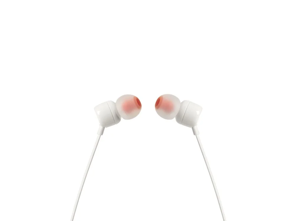 JBL Tune 110 Kopfhörer Kabelgebunden im Ohr Musik Weiß