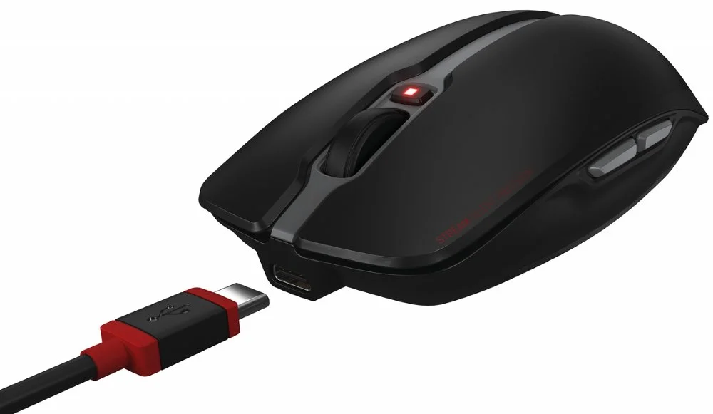 Cherry Stream Desktop Recharge | Kabellose Tastatur und Maus | Grau | USB-Empfänger