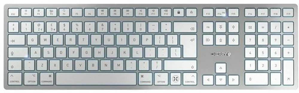 Cherry KW 9100 Slim | Kabellose Tastatur | QWERTY für Mac