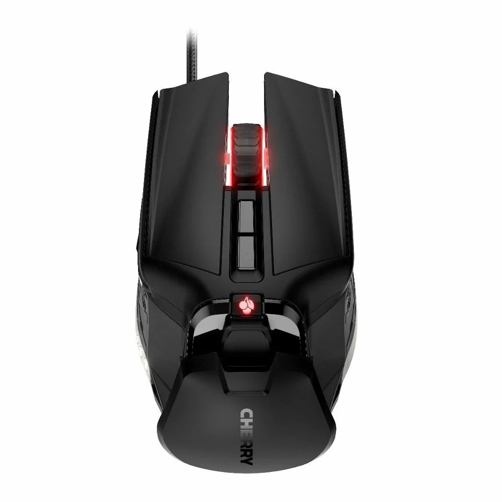 Cherry MC 9620 FPS | Kabelgebundene Gaming-Maus | Für Links- und Rechtshänder | USB-A | 12.000 DPI | Schwarz