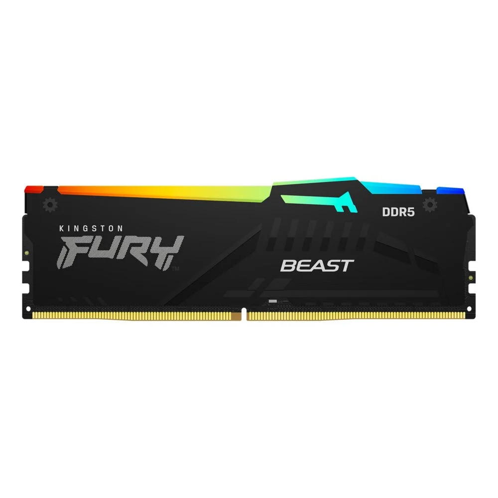 Kingston Fury Beast RGB | 1x16GB DDR5 | 5200MHz | DIMM | CL40 | Speicher­module | RAM