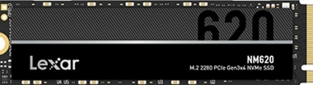 Lexar NM620 | 2TB NVMe SSD | M.2 | Gen3 | 3.300MB/s Lesen | 3.000MB/s Schreiben