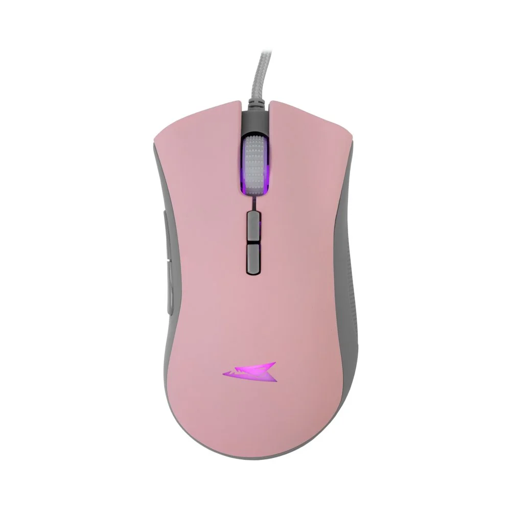 Baracuda LOBSTER RGB | Kabelgebundene Gaming-Maus | USB-A | 6400 DPI | Rosa