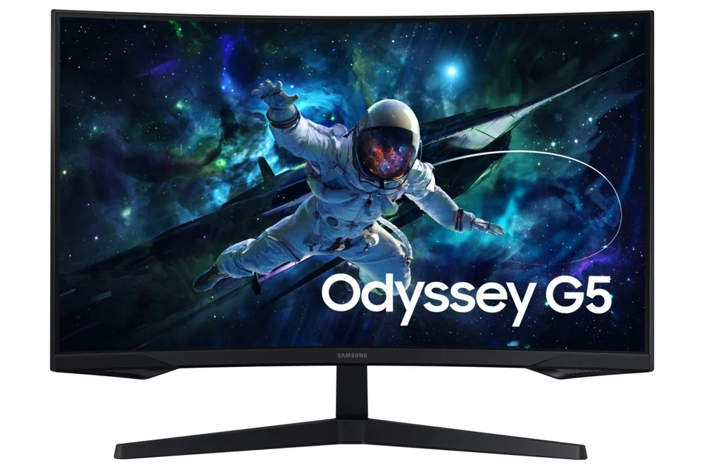 Samsung Odyssey G5 G55C 32" | 2560x1440 QHD VA | 165Hz | 1ms | 1000R Curved | FreeSync Premium | HDR10 | QHD Gaming Monitor