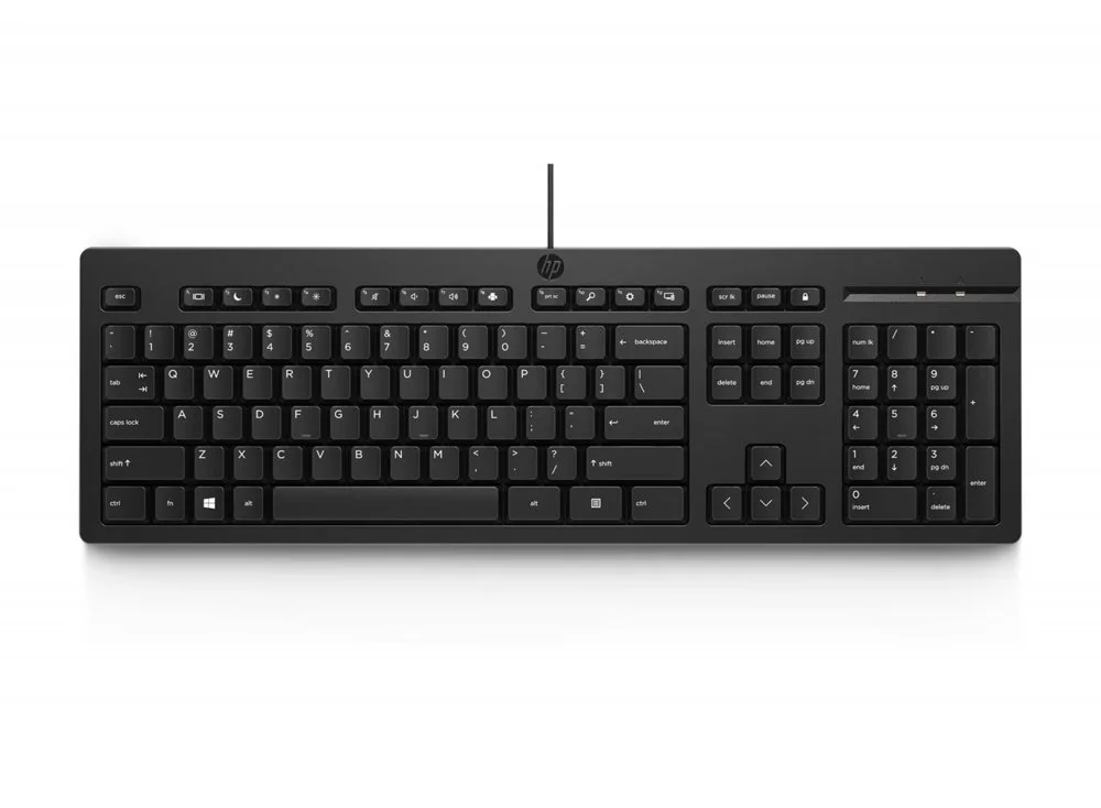 HP 125 | Kabelgebundene Tastatur | USB | QWERTY US International | Schwarz