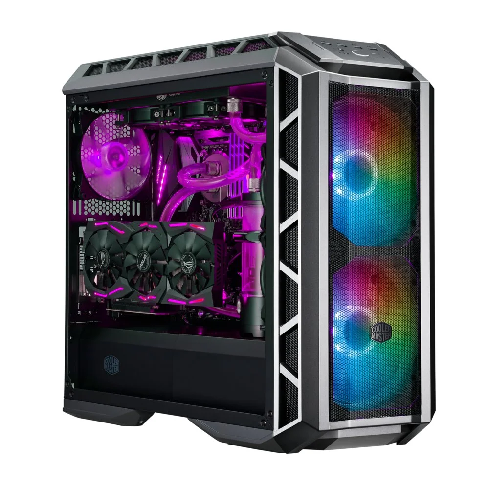 Cooler Master MasterCase H500P Mesh RGB | Midi Tower Gehäuse | Grau