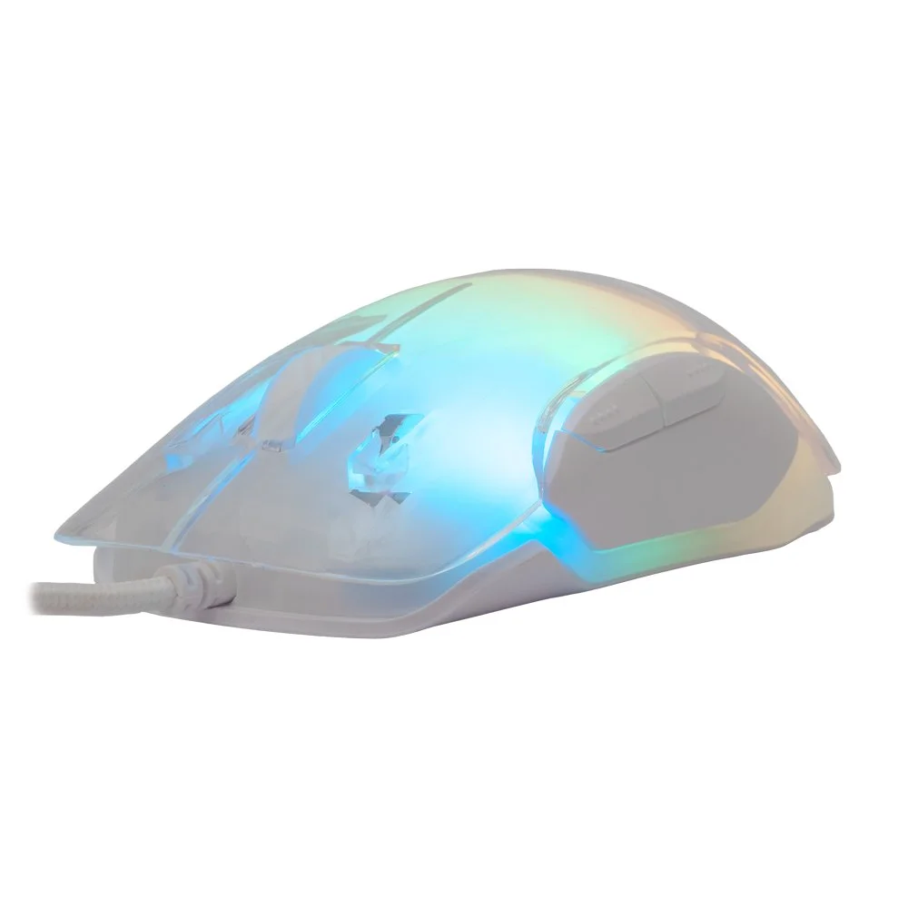 White Shark Mordred-W | Gaming-Maus | 825 Chipset | RGB-Beleuchtung | 12.800 DPI | Weiß