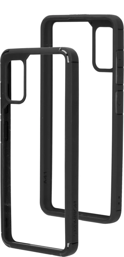 Mobiparts Rugged Clear Case Handy-Schutzhülle 15,5 cm (6.1 Zoll) Cover Schwarz