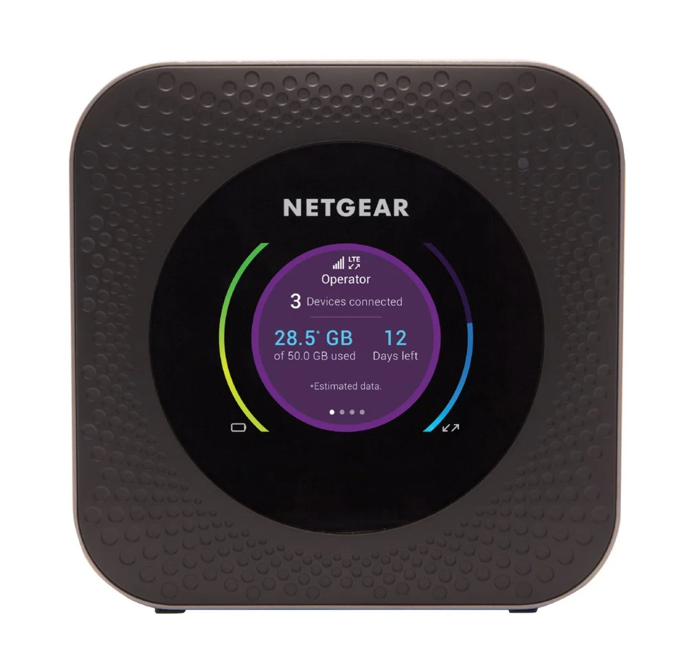 NETGEAR AirCard M1 MR1100-100EUS | Mobiler WiFi (4G LTE) Router | Bis zu 1 Gbit/s | Schwarz