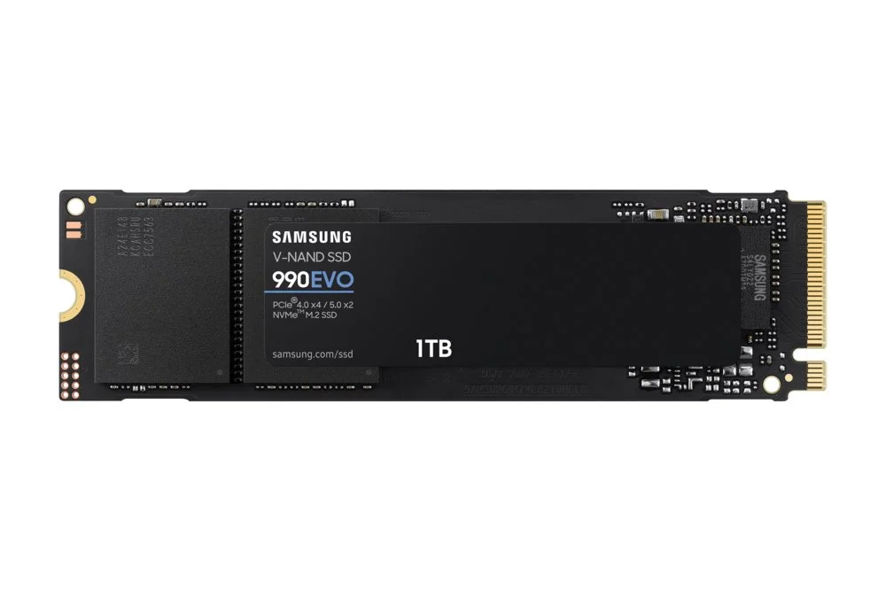 Samsung 990 EVO | 1TB NVMe SSD | M.2 Gen4 | 5.000 MB/s Lesen | 4.200 MB/s Schreiben