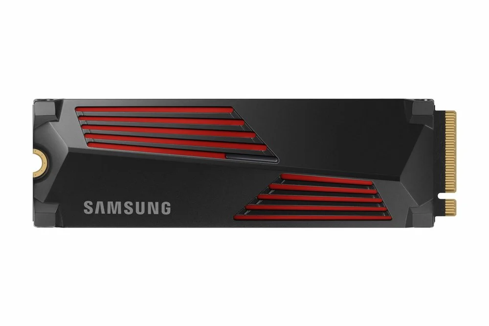 Samsung 990 PRO | 4TB NVMe SSD | M.2 Gen4 | 7.450MB/s Lesen | 6.900MB/s Schreiben | Kühlkörper