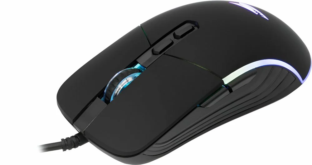 Baracuda NAUTILUS RGB | Kabelgebundene Gaming-Maus | Rechtshändig | USB-A | 12800 DPI | Schwarz