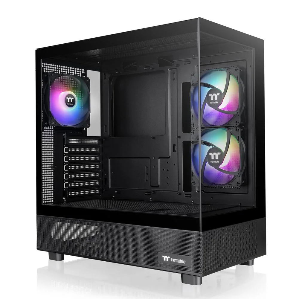 Thermaltake View 270 Plus TG ARGB | Midi-Tower-Gehäuse | Schwarz (CA-1Y7-00M1WN-01) | Geöffnet