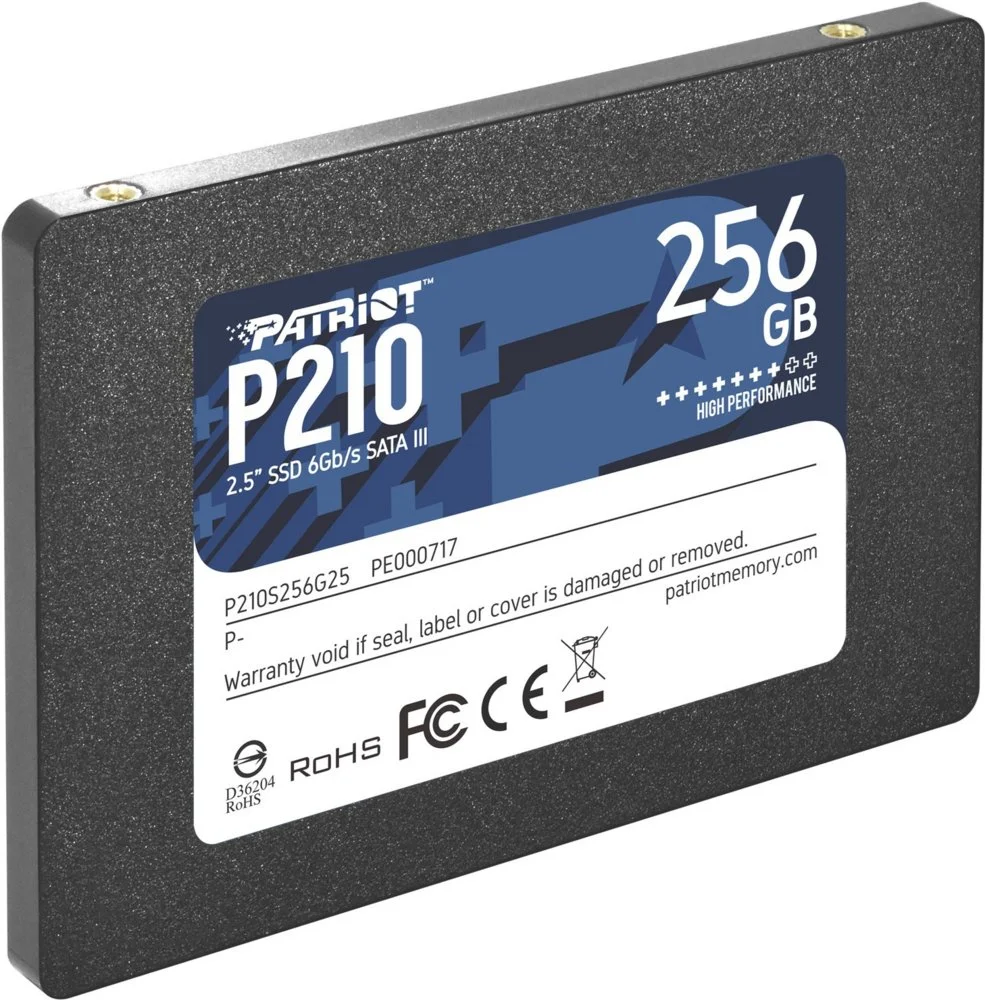 Patriot Memory P210 | 256 GB SATA-SSD | 2,5″ | bis zu 520 MB/s Lesen | bis zu 430 MB/s Schreiben