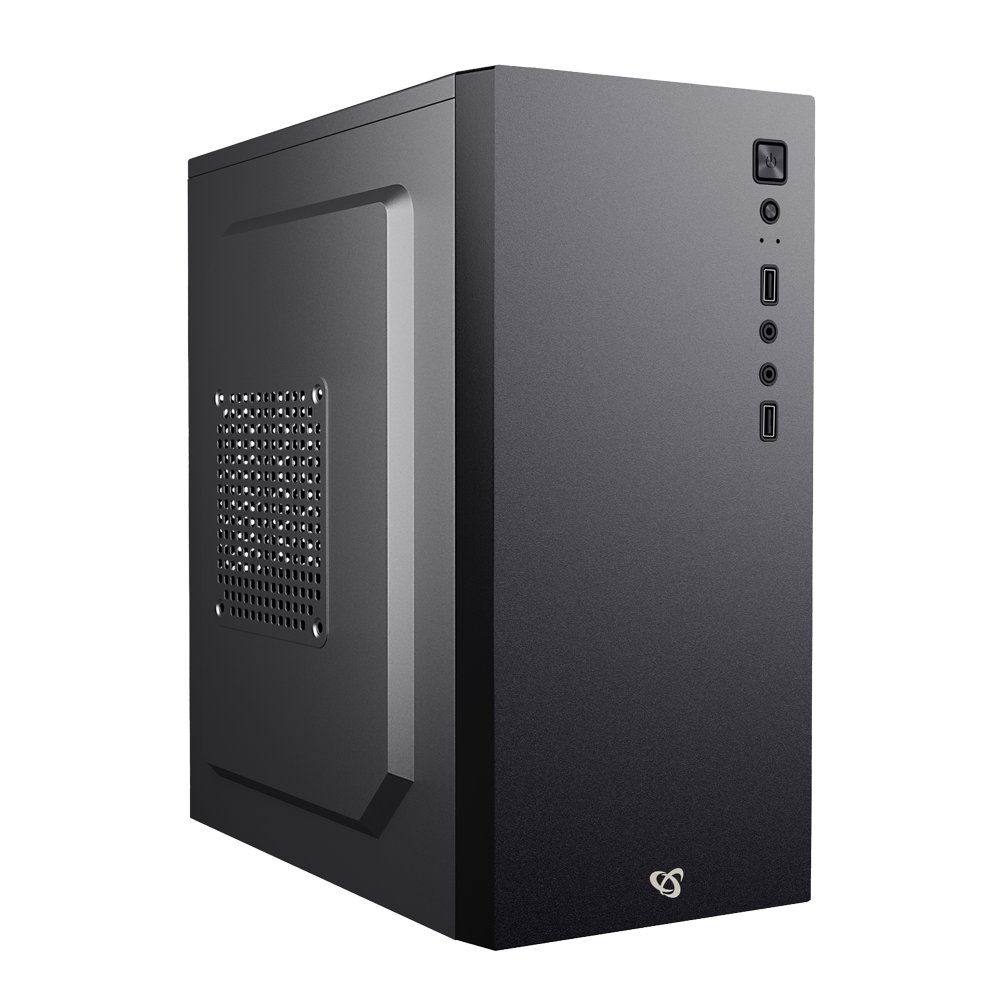 SBOX PCC-12 | Micro Tower Gehäuse | Schwarz