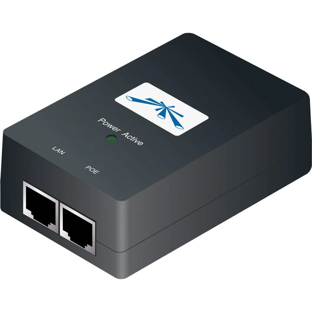 Ubiquiti POE-48-24W-G | PoE (mit Adapter) | 48 V | 24 W | Gigabit