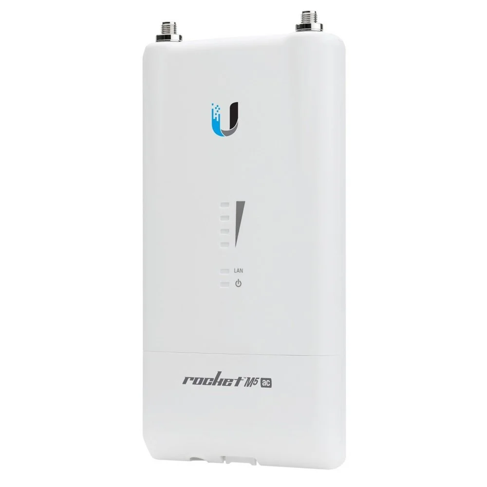 Ubiquiti Rocket 5AC Lite | WiFi5-Basisstation | 500 Mbit/s | Passives PoE (Injektor enthalten) | Inklusive Mastmontagehalterung | ERNEUERT