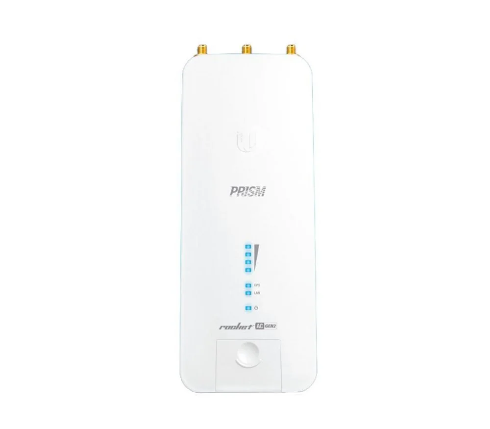 Ubiquiti airMAX Rocket Prism 5AC Gen2 | WiFi5 Outdoor Access Point | 500 Mbit/s | Passives PoE (Injektor enthalten) | Inklusive Masthalterung