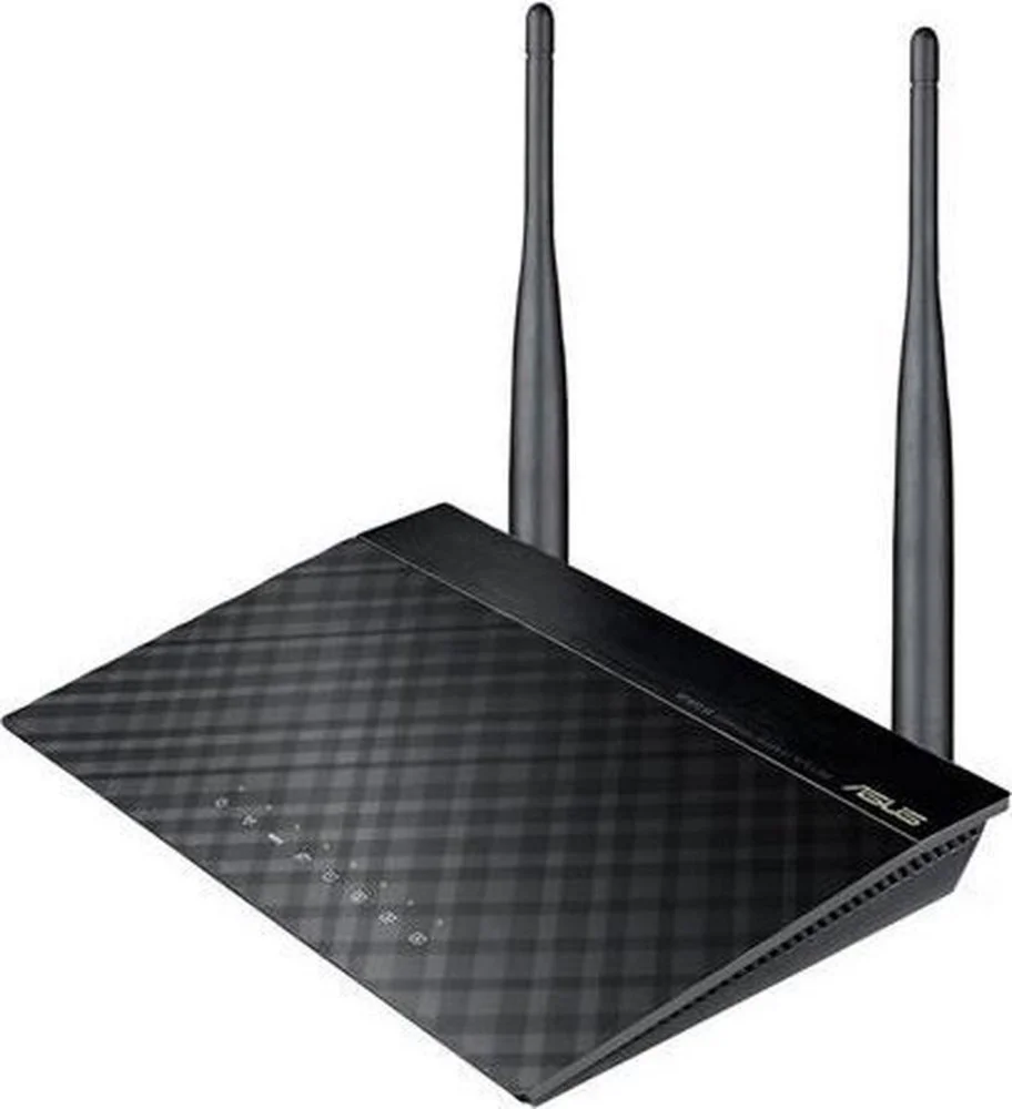 ASUS RT-N12LX | Drahtloser Router | WiFi 4 (802.11n) | Fast Ethernet | Schwarz