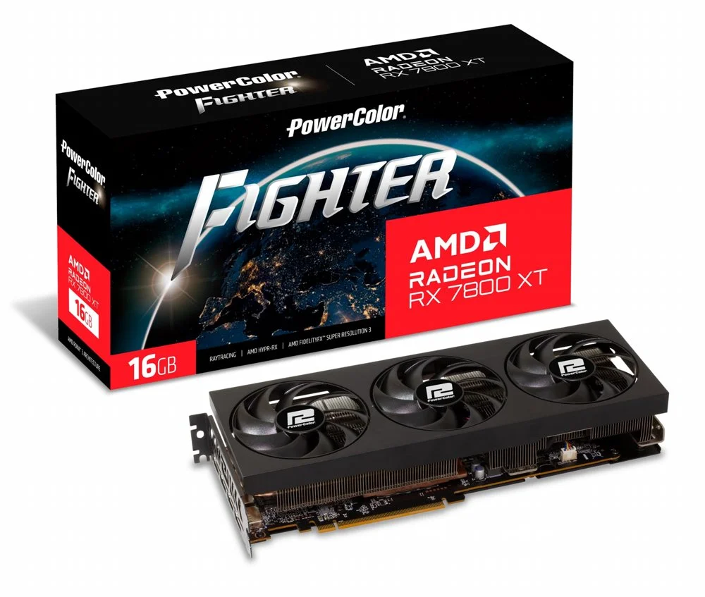 PowerColor Radeon RX 7800 XT | 16GB GDDR6 VRAM | Grafikkarte | AMD GPU