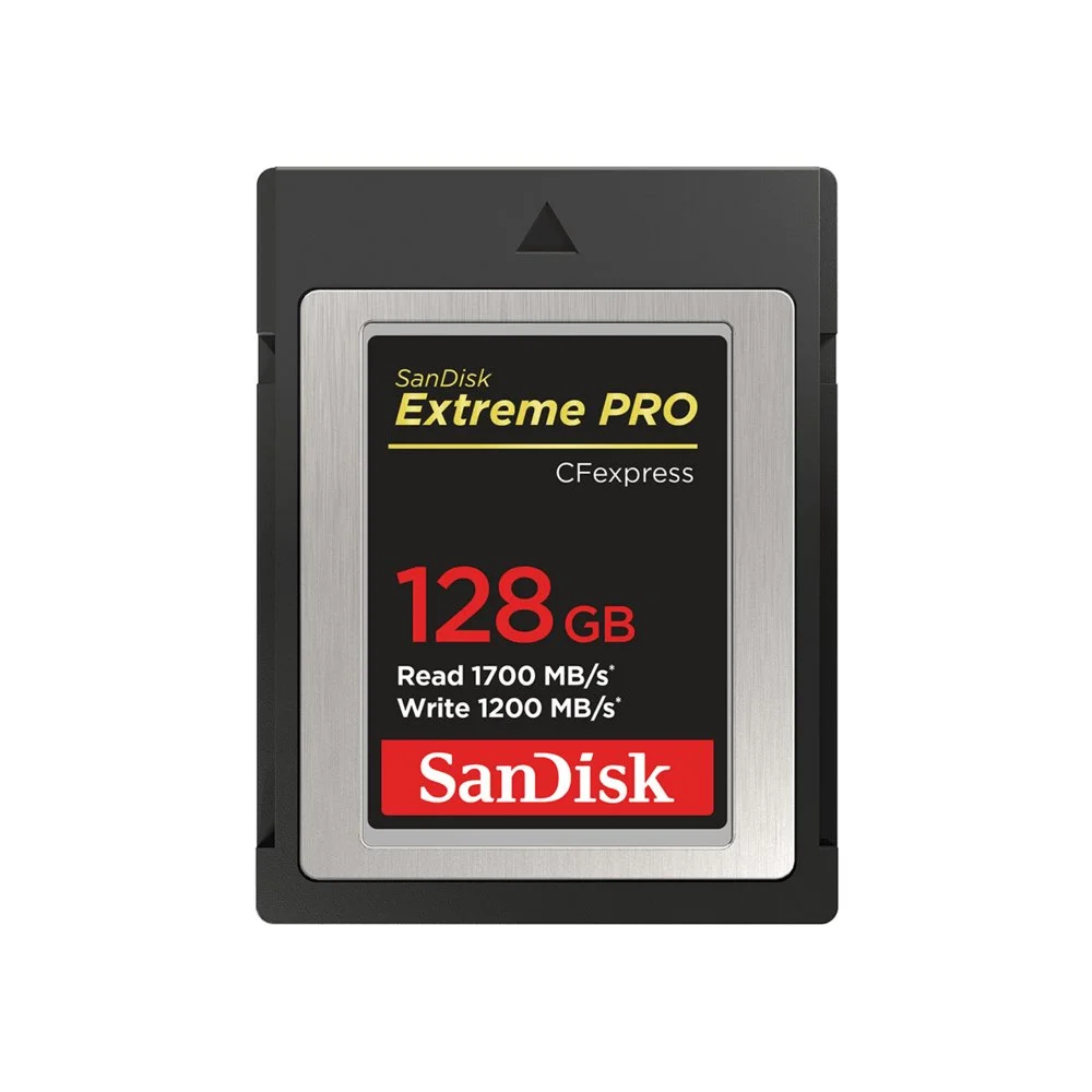 SanDisk Extreme PRO | CFexpress Typ B | 128 GB | Bis zu 1700 MB/s Lesen | Bis zu 1200 MB/s Schreiben | Zuverlässiger Speicher