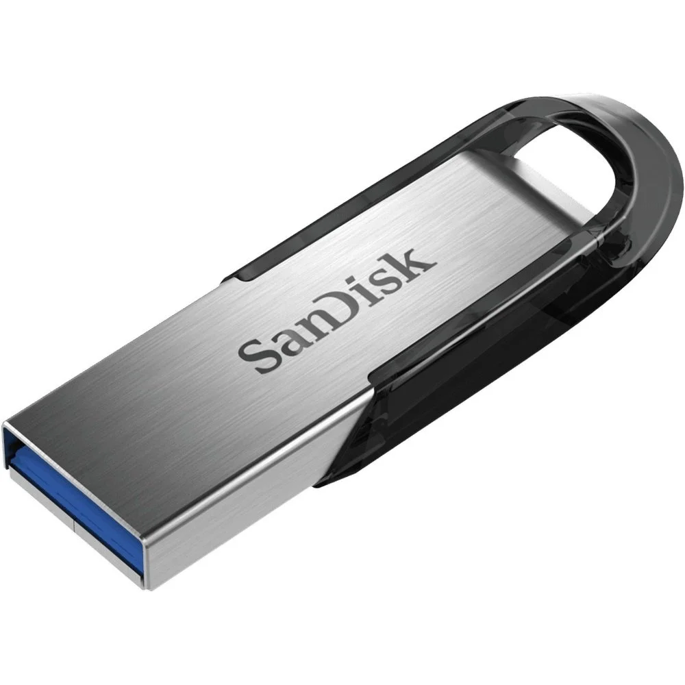 SanDisk Ultra Flair | 128 GB USB-A 3.2 Flash-Laufwerk | Schwarz/Silber