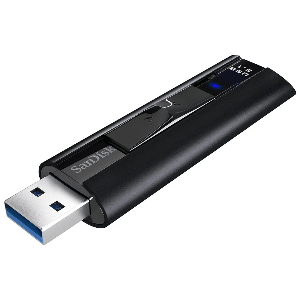 SanDisk Extreme Pro | 256 GB USB-A 3.2 Flash-Laufwerk | Schwarz
