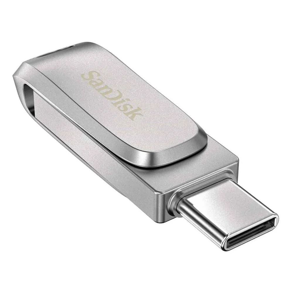 SanDisk Ultra Dual Drive | 1 TB USB-C 3.2 & USB-A 3.2 Flash-Laufwerk | Edelstahl