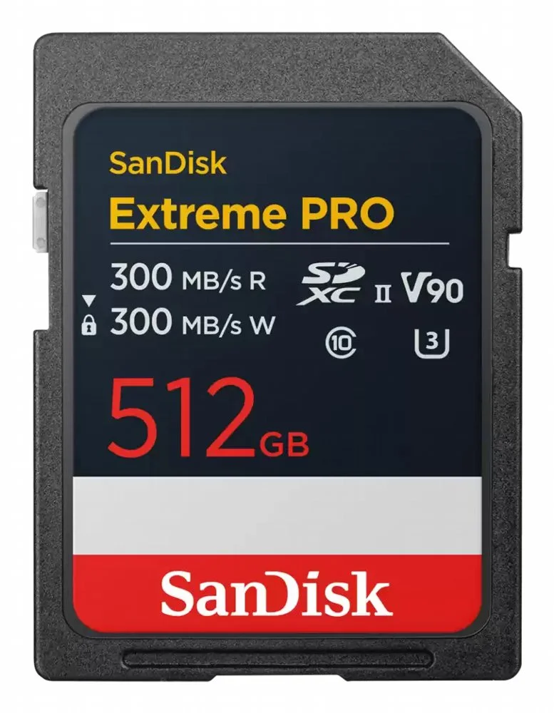 SanDisk Extreme PRO | 512 GB SDXC-Speicherkarte | UHS-II Klasse 10