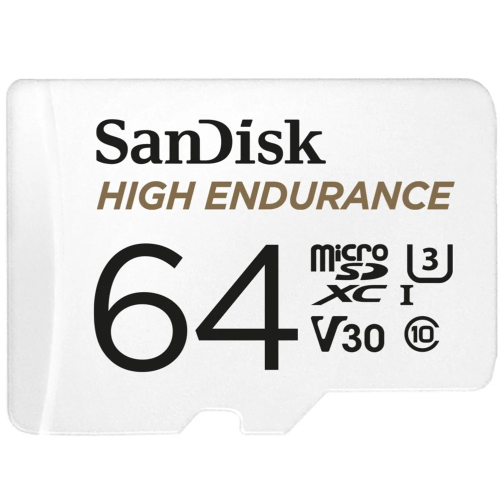 SanDisk High Endurance | MicroSDXC | 64GB | Class 10 | UHS-I U3