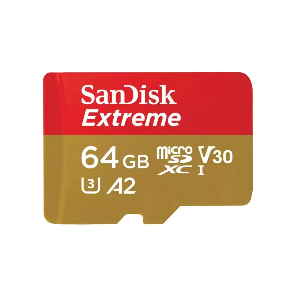 SanDisk Extreme | MicroSDXC | 64GB | Class 10 | UHS-I U3