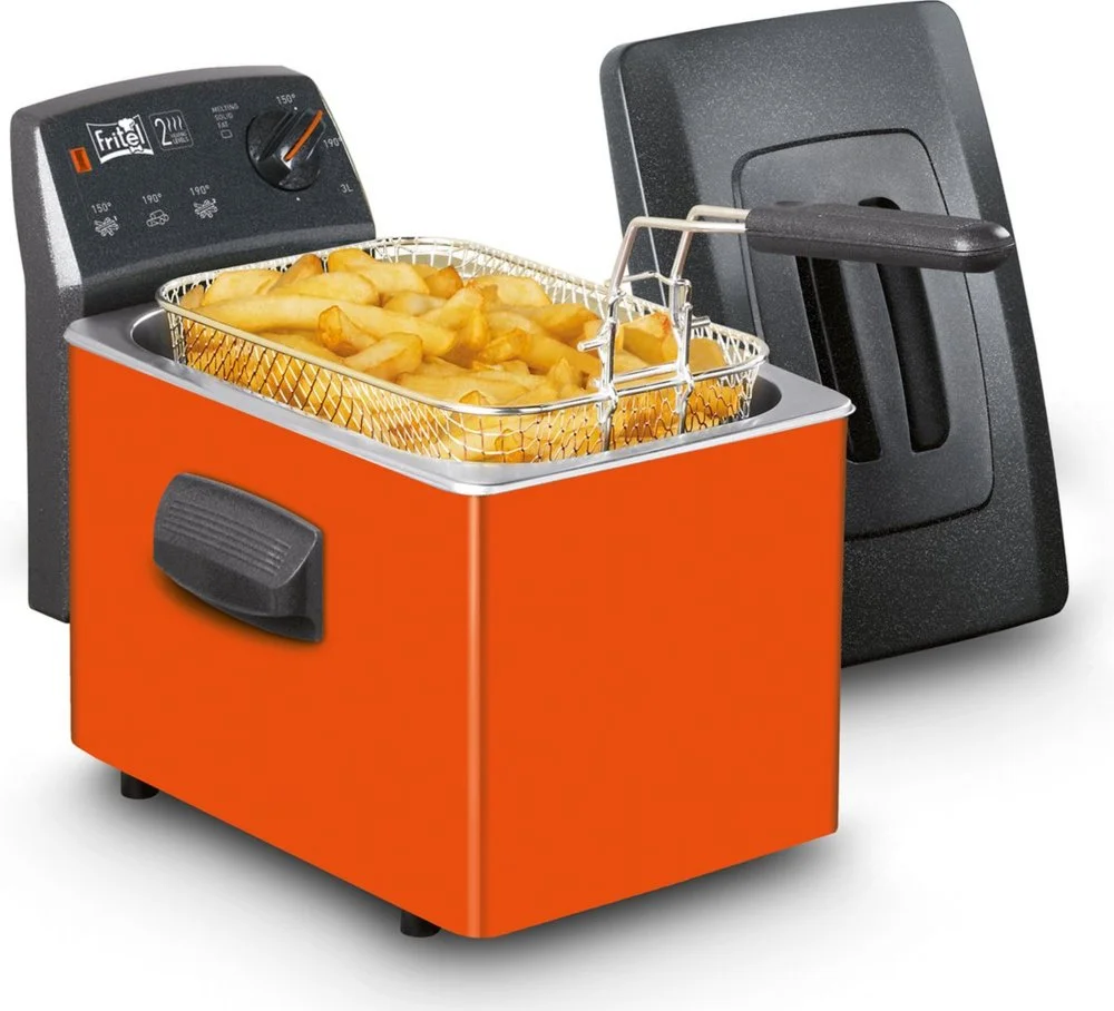 FRITEL Turbo-Fritteuse SF 4152 | Orange | 3 Liter | 2200 Watt