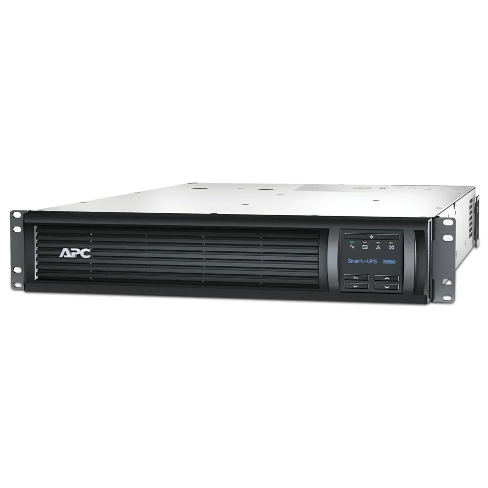 APC Smart-UPS SMT3000RMI2UC | 3000 VA / 2700 W | Rackmount 2U | 8x IEC C13 & 1x IEC C19 | Reine Sinuswelle | SmartConnect & AVR | LCD-Display