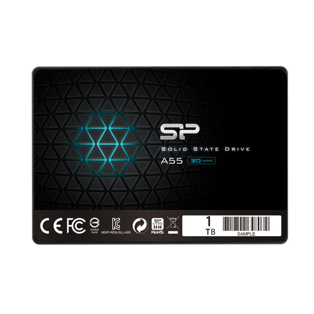 Silicon Power Ace A55 | 1TB SATA SSD | 2.5 Zoll | 500MB/s Lesen | 450MB/s Schreiben