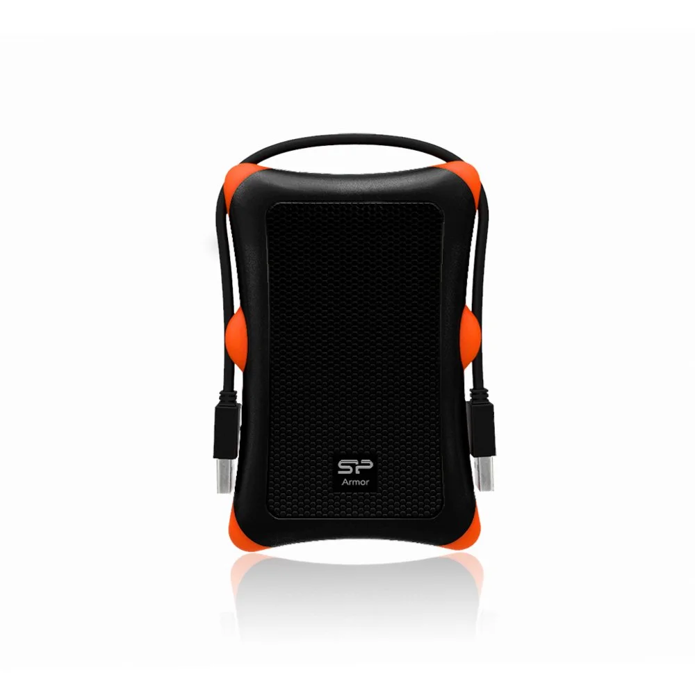 Silicon Power Rugged Armor Externe Festplatte | 1TB | USB 3.2 | Schwarz