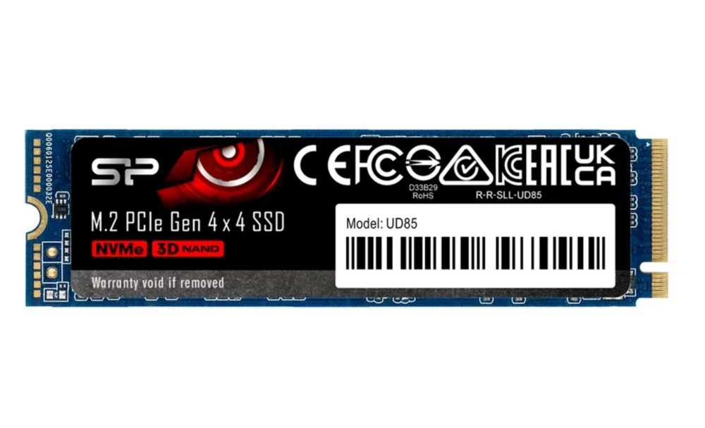 Silicon Power UD90 | 2TB NVMe SSD | M.2 | Gen4 | 3.600MB/s Lesen | 2.800MB/s Schreiben