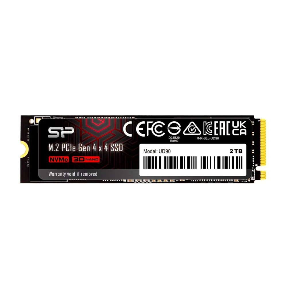 Silicon Power UD90 | 2TB NVMe SSD | M.2 | Gen4 | 5.000MB/s Lesen | 4.800MB/s Schreiben