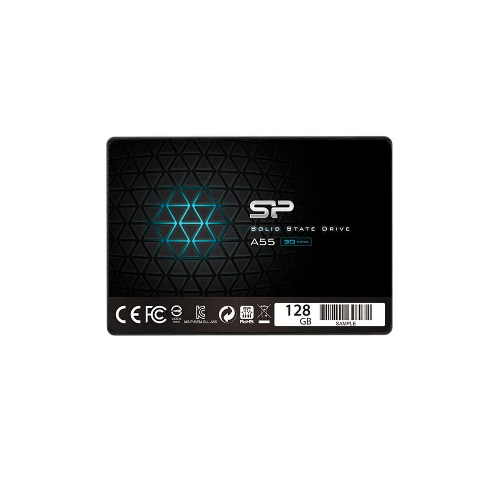 Silicon Power A55 | 128GB SATA SSD | 2,5'' | 460MB/s Lesen | 360MB/s Schreiben