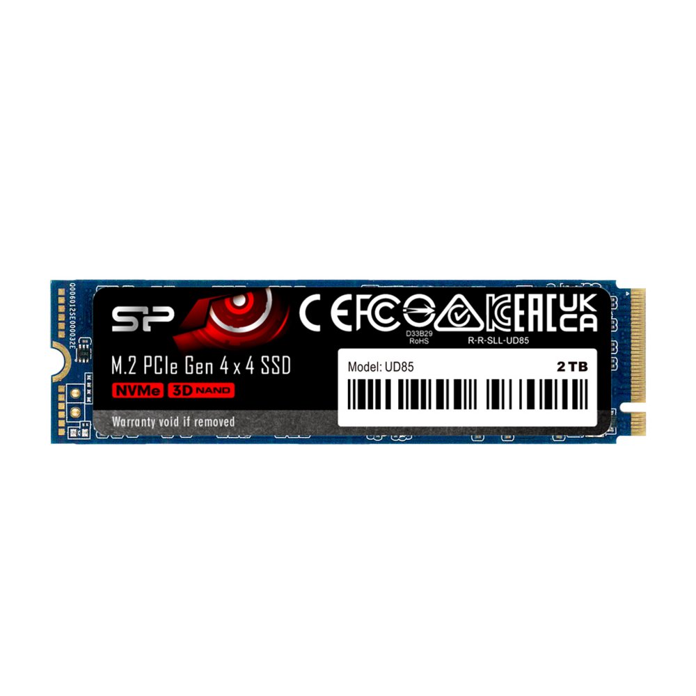 Silicon Power UD85 | 250GB NVMe SSD | M.2 Gen4 | 3.300MB/s Lesen | 1.300MB/s Schreiben