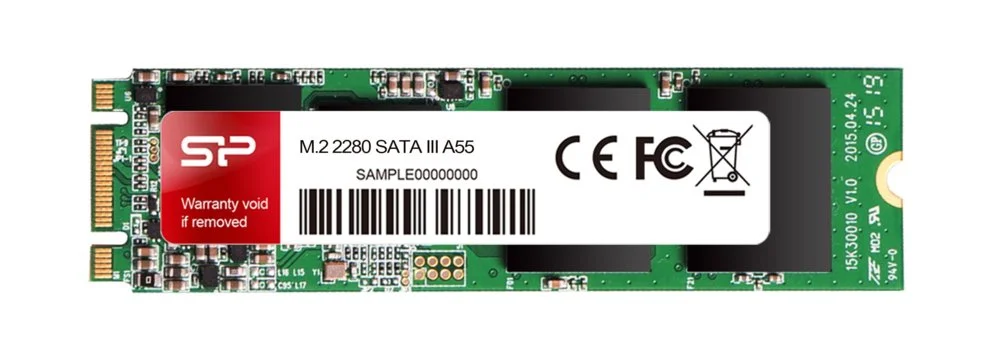 Silicon Power A55 | 256GB SATA SSD | M.2 | 560MB/s Lesen | 530MB/s Schreiben