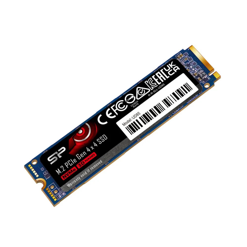 Silicon Power UD85 | 500GB NVMe SSD | M.2 | Gen4 | 3.600MB/s Lesen | 2.400MB/s Schreiben