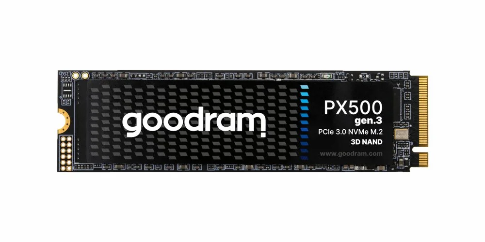 Goodram PX500 | 512GB NVMe SSD | M.2 Gen3 | 3.200MB/s Lesen | 2.400MB/s Schreiben