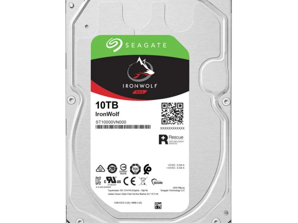 Seagate IronWolf NAS HDD 3.5" | 10TB SATA III | 7200U/min