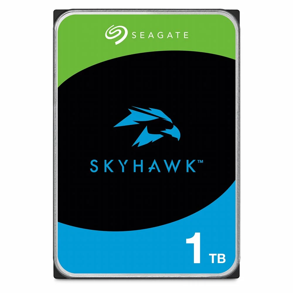 Seagate SkyHawk Überwachungsfestplatte 3,5" | 1 TB SATA III | 256 MB Cache | 5400 U/min