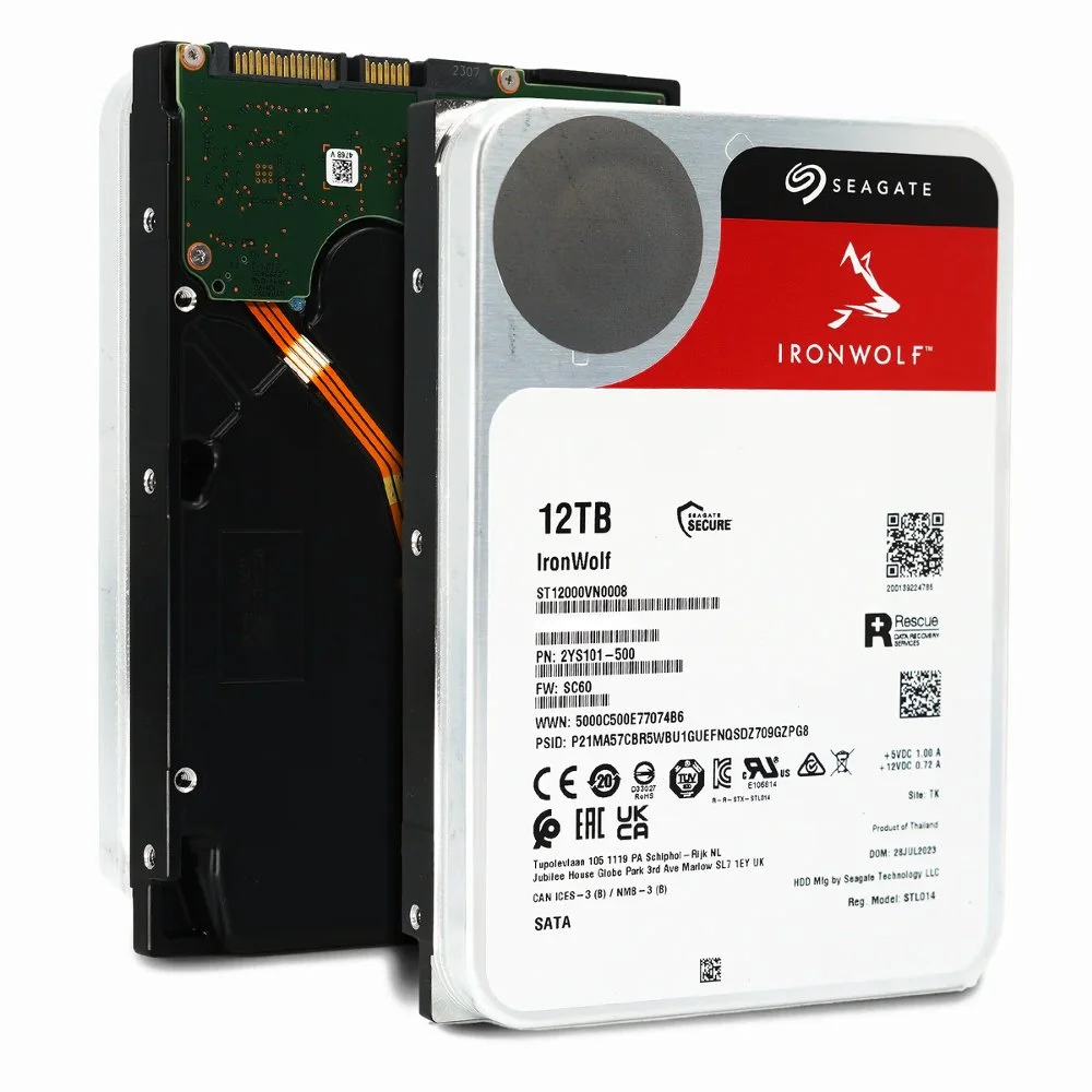 Seagate IronWolf NAS HDD 3.5" | 12TB SATA III | 7200U/min