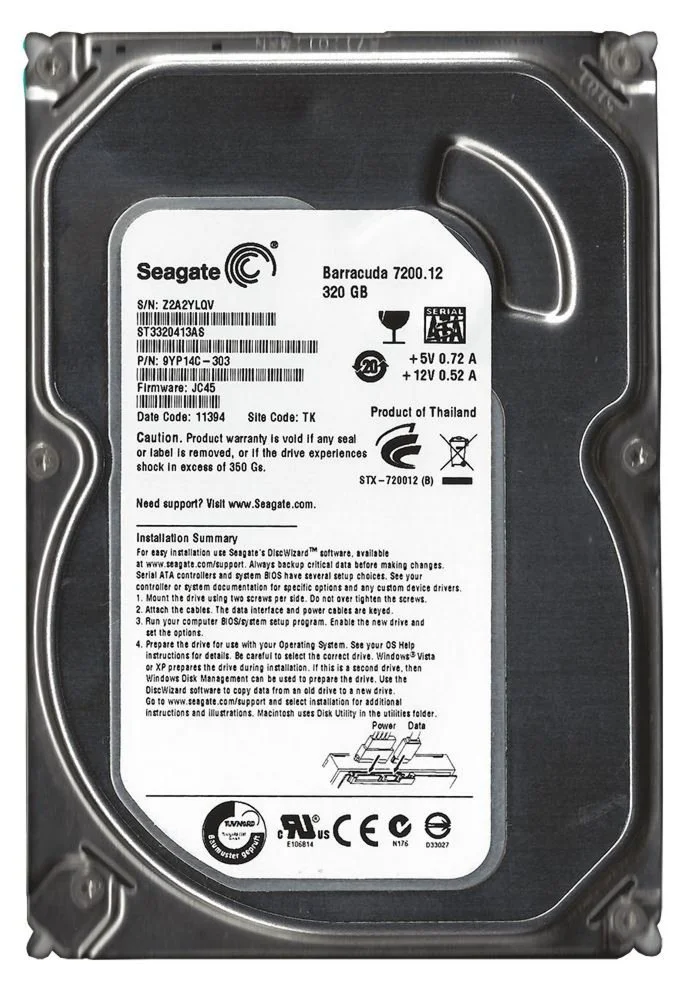 Seagate HDD 3.5" | 250GB SATA III | 7200U/min